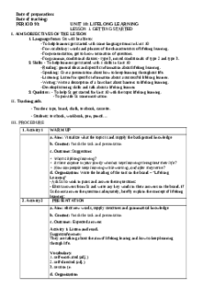 Giáo án Unit 10: Lifelong learning Tiếng Anh 12 (mới CV 5512)