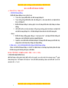 Chuyên đề Biểu đồ đoạn thẳng Toán 7 Cánh diều