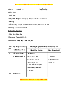 Giáo án Bài 152 Toán lớp 5: Luyện tập (Trang 160)