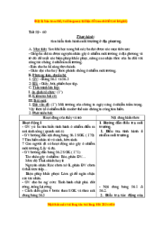 Giáo án Thực hành: Tìm hiểu tình hình môi trường ở địa phương Sinh học 9