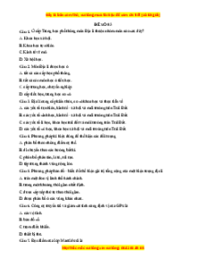 Đề thi giữa kì 1 Địa lý 10 Kết nối tri thức (đề 3)