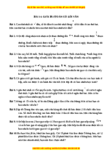 Chuyên đề Giải toán có lời văn (tiếp theo) Toán lớp 3 nâng cao Kết nối tri thức