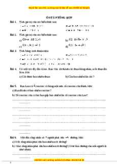 Chuyên đề Ôn tập tổng hợp Toán lớp 3 nâng cao Kết nối tri thức