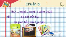 Giáo án Powerpoint Tính chất giao hoán và kết hợp của phép nhân Toán lớp 4 Kết nối tri thức