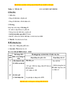 Giáo án Bài 30 Toán lớp 5: Luyện tập chung (Trang 31-2)