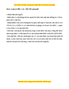 Lý thuyết Bài 9 Địa lý 10 Chân trời sáng tạo: Khí quyển, các yếu tố khí hậu