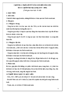Giáo án Bài 9 Lịch sử 9 Kết nối tri thức (2024): Chiến tranh lạnh (1947 – 1989)