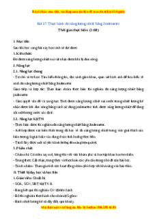 Giáo án Thực hành đo năng lượng nhiệt bằng joulemeter Vật lí 8 Kết nối tri thức