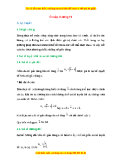 Tổng hợp lý thuyết Toán 10 Chân trời sáng tạo Chương 6