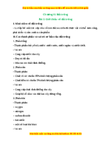 Lý thuyết Bài 3: Giới thiệu về đất trồng