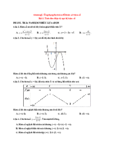 Trắc nghiệm Toán 12 Đúng-Sai, Trả lời ngắn Chân trời sáng tạo (form 2025)