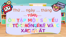 Giáo án Powerpoint Ôn tập một số yếu tố thống kê và xác suất Toán lớp 5 Chân trời sáng tạo