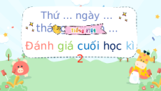 Giáo án Powerpoint Ôn tập cuối kì II Tiếng việt lớp 3 Chân trời sáng tạo