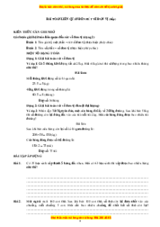 Chuyên đề Toán lớp 3 nâng cao Học kì 2 Cánh diều có đáp án