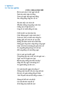 Ngữ liệu ngoài sgk lớp 7 phần Thơ