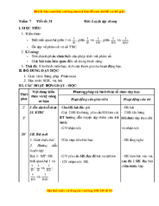 Giáo án Bài 31 Toán lớp 5: Luyện tập chung (Trang 32)