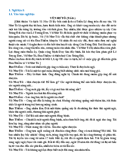 Ngữ liệu ngoài sgk lớp 12 phần Kịch