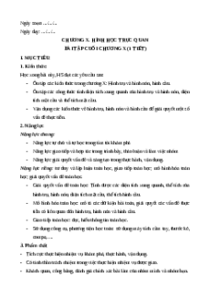 Giáo án Bài tập cuối chương 10 Toán 9 Cánh diều