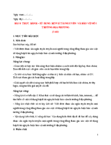 Giáo án Bài 6 Địa lí 12 Chân trời sáng tạo (2024): Thực hành