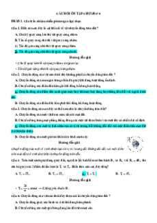 Bài tập ôn tập + Đề kiểm tra Vật Lí 10 Cánh diều Chương 5
