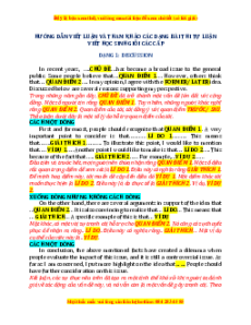Cách viết bài luận Tiếng Anh hay, mới nhất