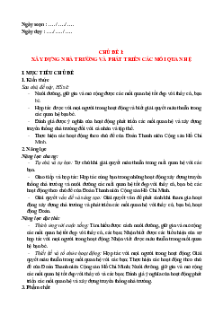 Giáo án HĐTN 12 Cánh diều (năm 2025) | Giáo án Hoạt động trải nghiệm 12 mới, chuẩn nhất