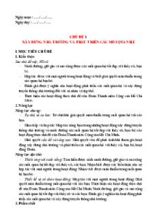 Giáo án HĐTN 12 Cánh diều (năm 2025) | Giáo án Hoạt động trải nghiệm 12 mới, chuẩn nhất
