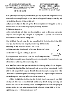 Đề thi HSG Vật Lí 11 Trường THPT Chuyên Tuyên Quang