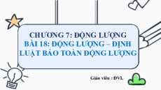 Giáo án powerpoint Động lượng và định luật bảo toàn động lượng Vật lí 10 Chân trời sáng tạo