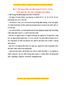 Lý thuyết KTPL 10 Kết nối tri thức Bài 17: Nội dung cơ bản của Hiến pháp về kinh tế, văn hóa, xã hội, giáo dục, khoa học, công nghệ, môi trường