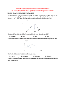 Trắc nghiệm Ứng dụng đạo hàm để giải quyết một số vấn đề liên quan đến thực tiễn Toán 12 Đúng-Sai, Trả lời ngắn Kết nối tri thức form 2025