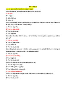 Trắc nghiệm Bài 6 Kinh tế pháp luật 10 Đúng-Sai, Trả lời ngắn: Thuế