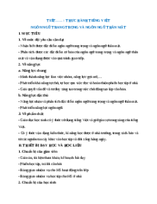 Giáo án Thực hành tiếng Việt trang 33 Ngữ Văn 12 Cánh diều