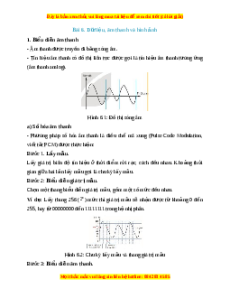 Lý thuyết Tin học 10 Kết nối tri thức Bài 6: Dữ liệu âm thanh và hình ảnh