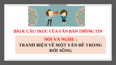 Giáo án Powerpoint Tranh biện về một vấn đề trong đời sống Ngữ văn 11 Kết nối tri thức