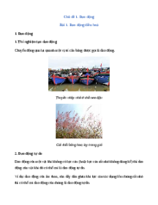 Lý thuyết Vật lí 11 Cánh diều (cả năm)