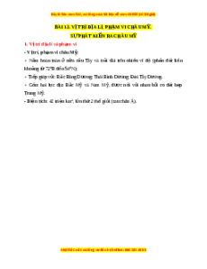 Lý thuyết Địa lý 7 Kết nối tri thức Bài 13: Vị trí địa lí, phạm vi Châu Mỹ. Sự phát kiến ra Châu Mỹ