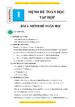 Chuyên đề dạy thêm Toán 10 Cánh diều mới nhất