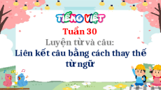 Giáo án Powerpoint Luyện từ và câu: Liên kết câu bằng cách thay thế từ ngữ Tiếng Việt lớp 5 Cánh diều