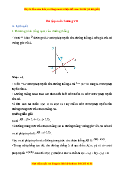 Tổng hợp lý thuyết Toán 10 Kết nối tri thức Chương 7