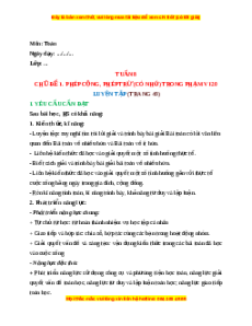 Giáo án Luyện tập (Trang 49) Toán lớp 2 Cánh diều