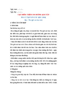 Giáo án Bài 17: Thư gửi các học sinh Tiếng Việt lớp 5 Kết nối tri thức