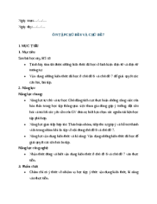 Giáo án Ôn tập chủ đề 6 và chủ đề 7 (2024) Công nghệ Điện - Điện tử 12 Cánh diều