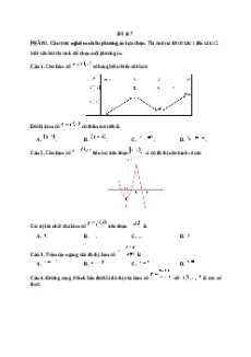 Đề thi Cuối kì 1 Toán 12 Cánh diều (Đề 7)