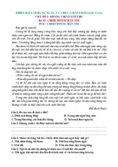 Bài tập hàng ngày Tiếng Việt lớp 5 Học kì 1 Chân trời sáng tạo