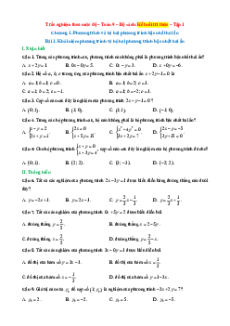Bộ Trắc nghiệm Toán 9 Kết nối tri thức (cả năm) có đáp án
