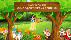 Trò chơi powerpoint Bạch tuyết và bảy chú lùn