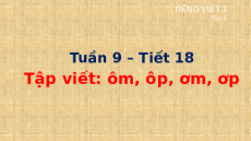 Giáo án Powerpoint Tập viết sau bài 48, 49 Tiếng việt lớp 1 Cánh diều