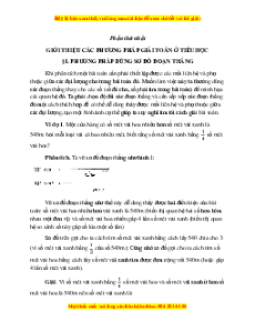 Các phương pháp giải Toán lớp 4,5