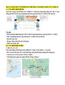 Lời giải sgk Lịch Sử & Địa Lí 4 KNTT (sách mới)